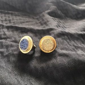 💍 2 Druzy Stone Rings 💍